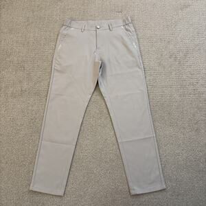 Jack Archer Jetsetter Pants Mens 30/28 Stone White Stretch Performance Chino